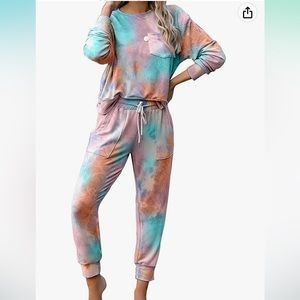 Tie Dye Pajama Set